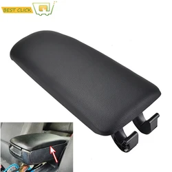 Car Armrest Latch Lid Center Console Cover Center Clip Catch PU Leather Arm Rest Cap For Audi A4 B6 B7 2002-2008 Accessories