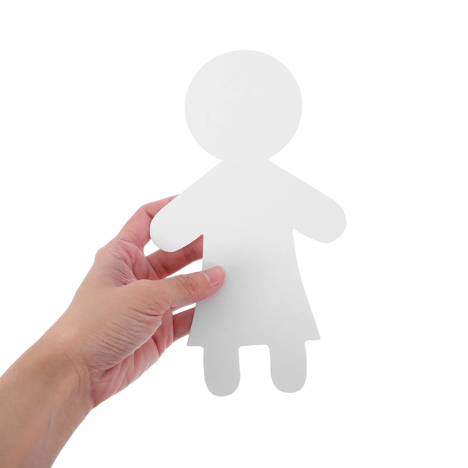 40Pcs Blank People Paper Cutouts White Craft Shapes Halloween Christmas Art Project Art Project Birthday Party Crafts DIY