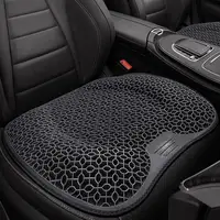 Cojín para asiento de coche de verano, cojín refrescante de seda helada con Gel de panal de silicona, cómodo y fresco para las cuatro estaciones