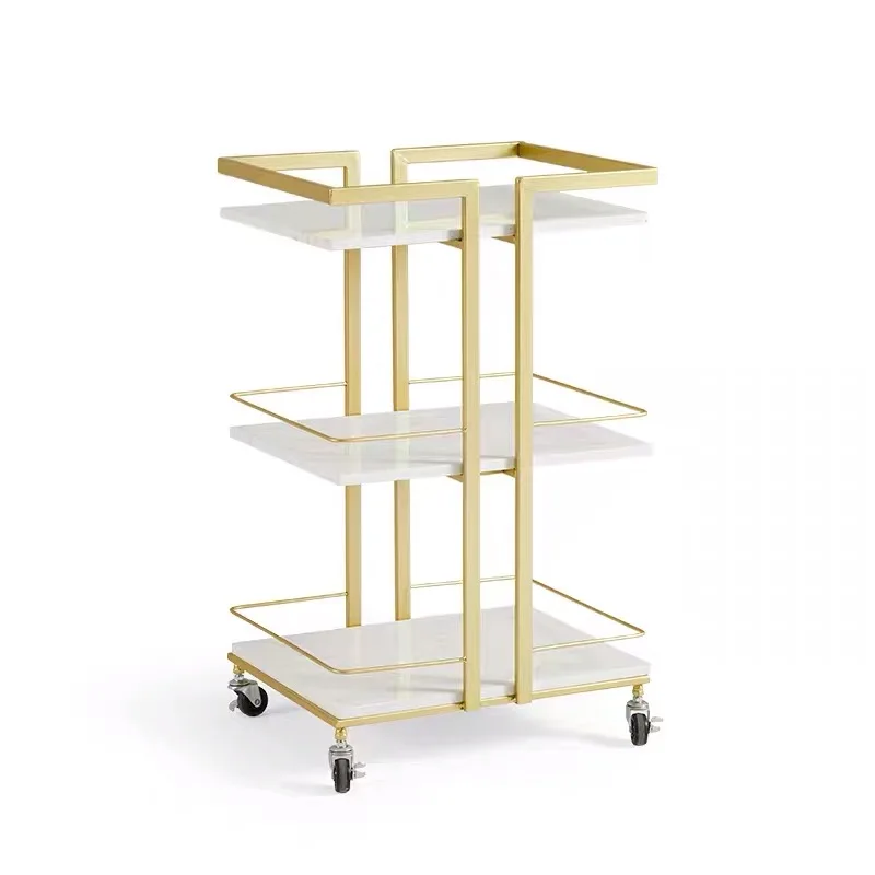 Nordic marble movable trolley beauty salon bath center Sa branch restaurant dining car