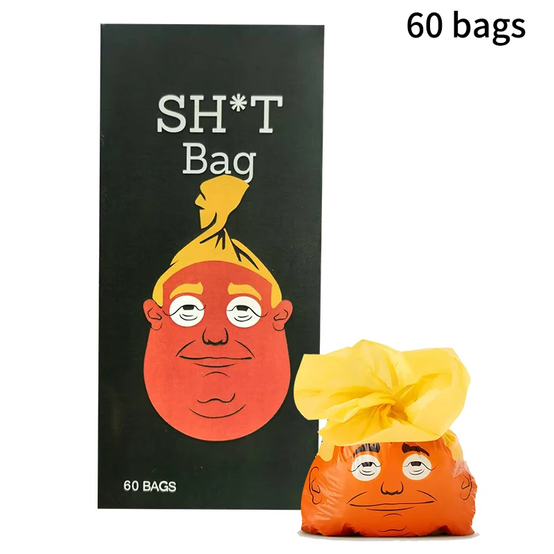 

Забавный мешок для собачьих какашек, герметичный биоразлагаемый мешок для мусора, портативные аксессуары для собак, мешок для чистки на открытом воздухе, товары для домашних животных