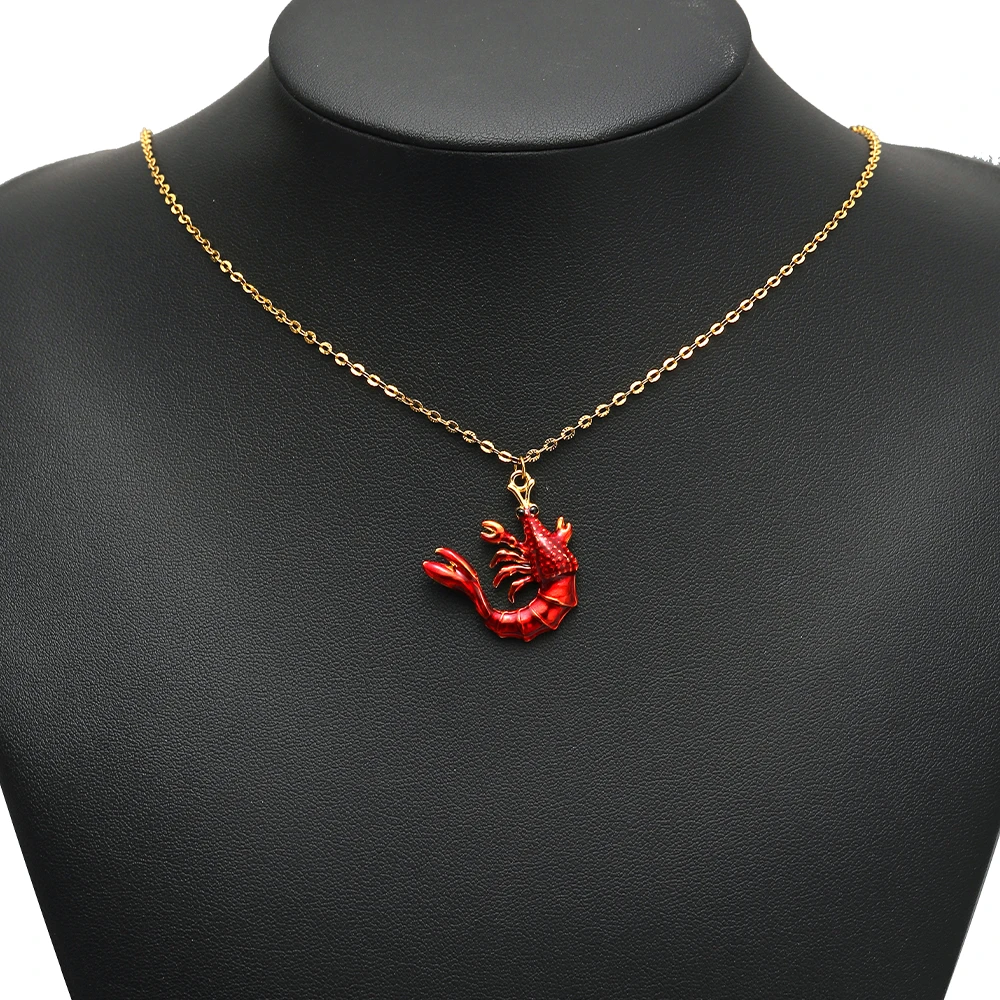 4 Stück Edelstahl-Emaille-Karabiner-Anhänger, niedlicher Krabben-Anhänger für DIY-Schmuck, handgefertigte Bastelarbeiten, Halsketten, Armbänder – Detail 3