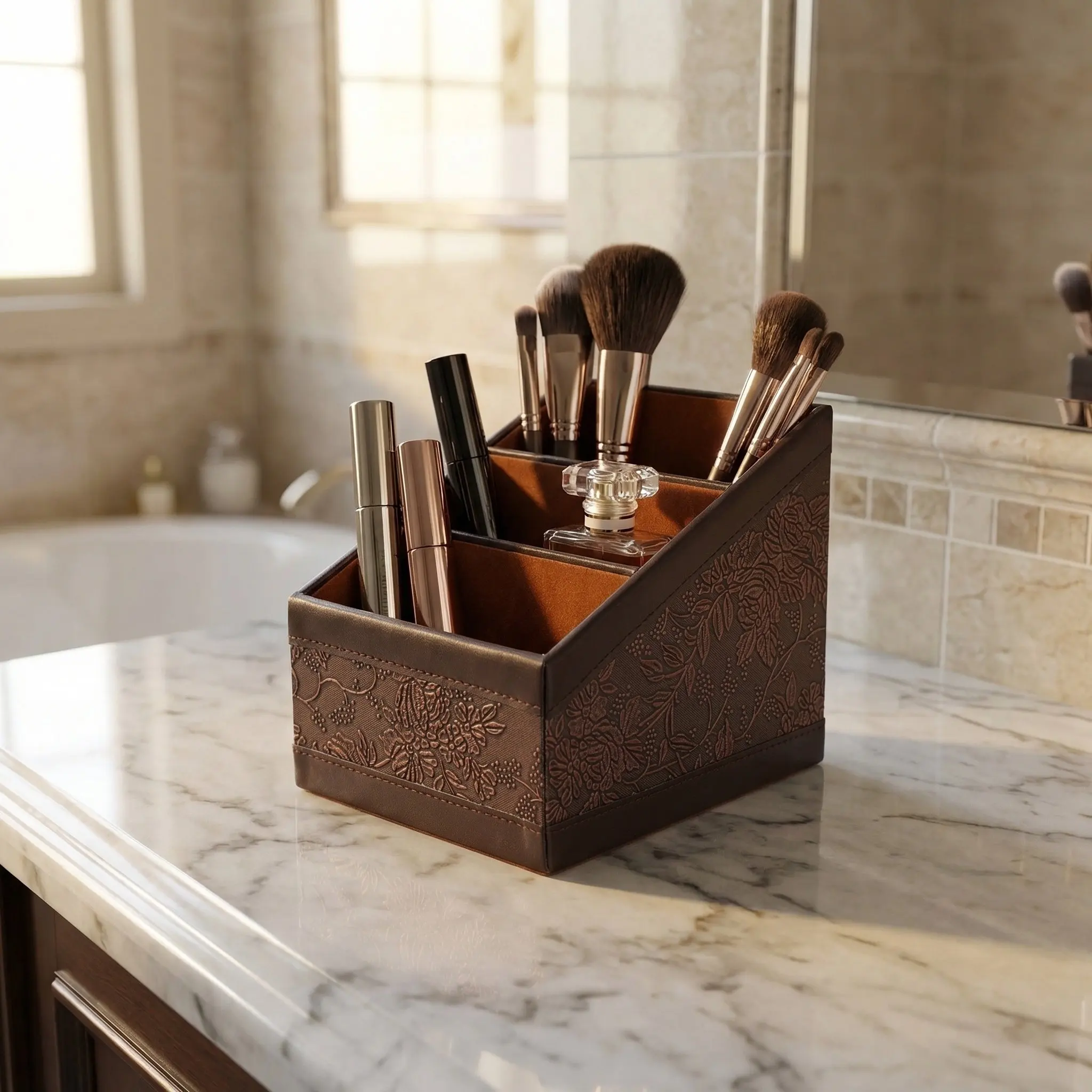 

1Pcs Remote-Control Unit Storage Box Retro Organizer Large Capacity Storage Holder for Home Office Supplies