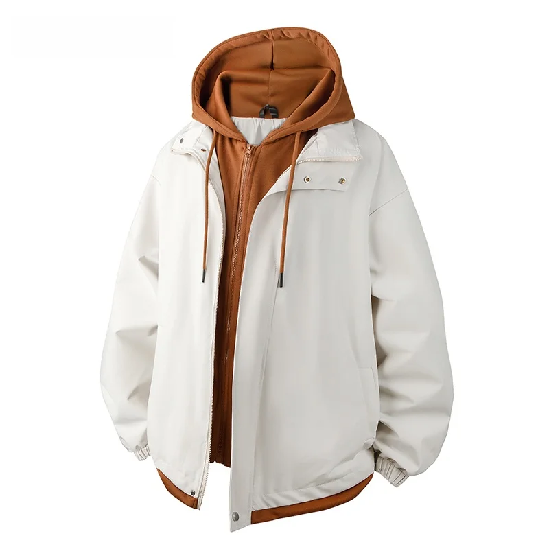 

Повседневная свободная мужская толстовка с капюшоном Jaet, весна-осень, ветрозащитное молодежное модное брендовое универсальное бейсбольное пальто