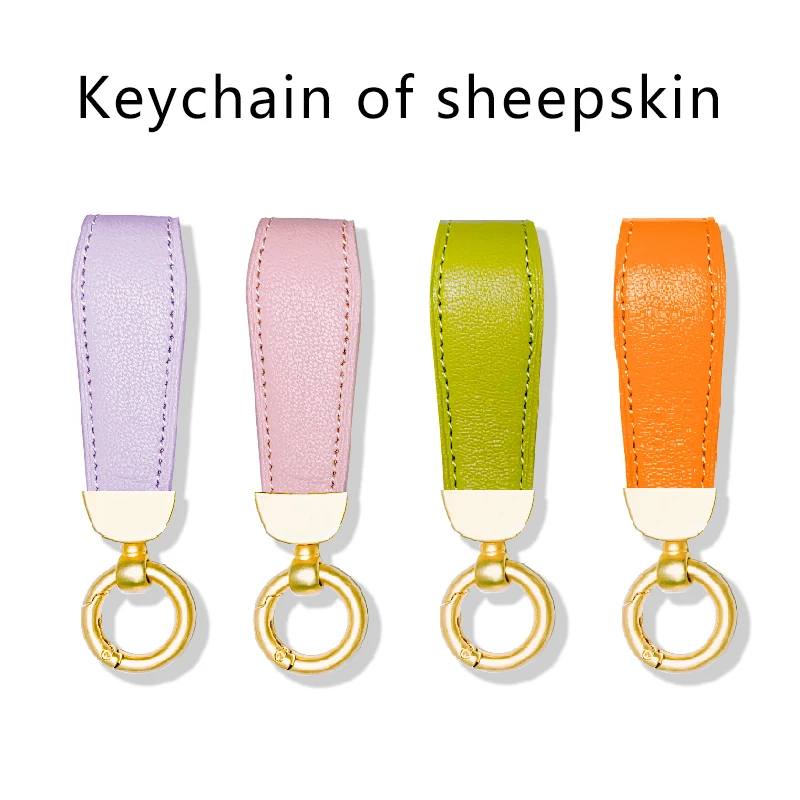 

The keychain of leather for BMW/BENZ/AUDI/Porsche in gift packagingcar accsesories white pink black