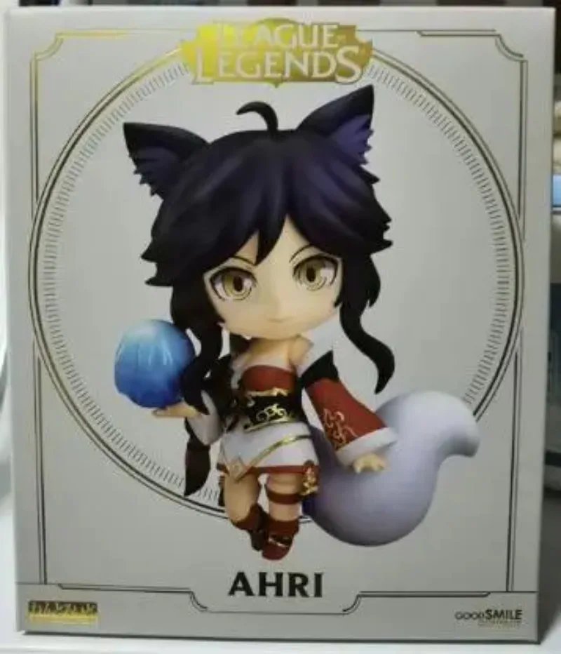 Stock Original Genuine 411 Ahri Riot Games LOL Model Animation Character Action Toy