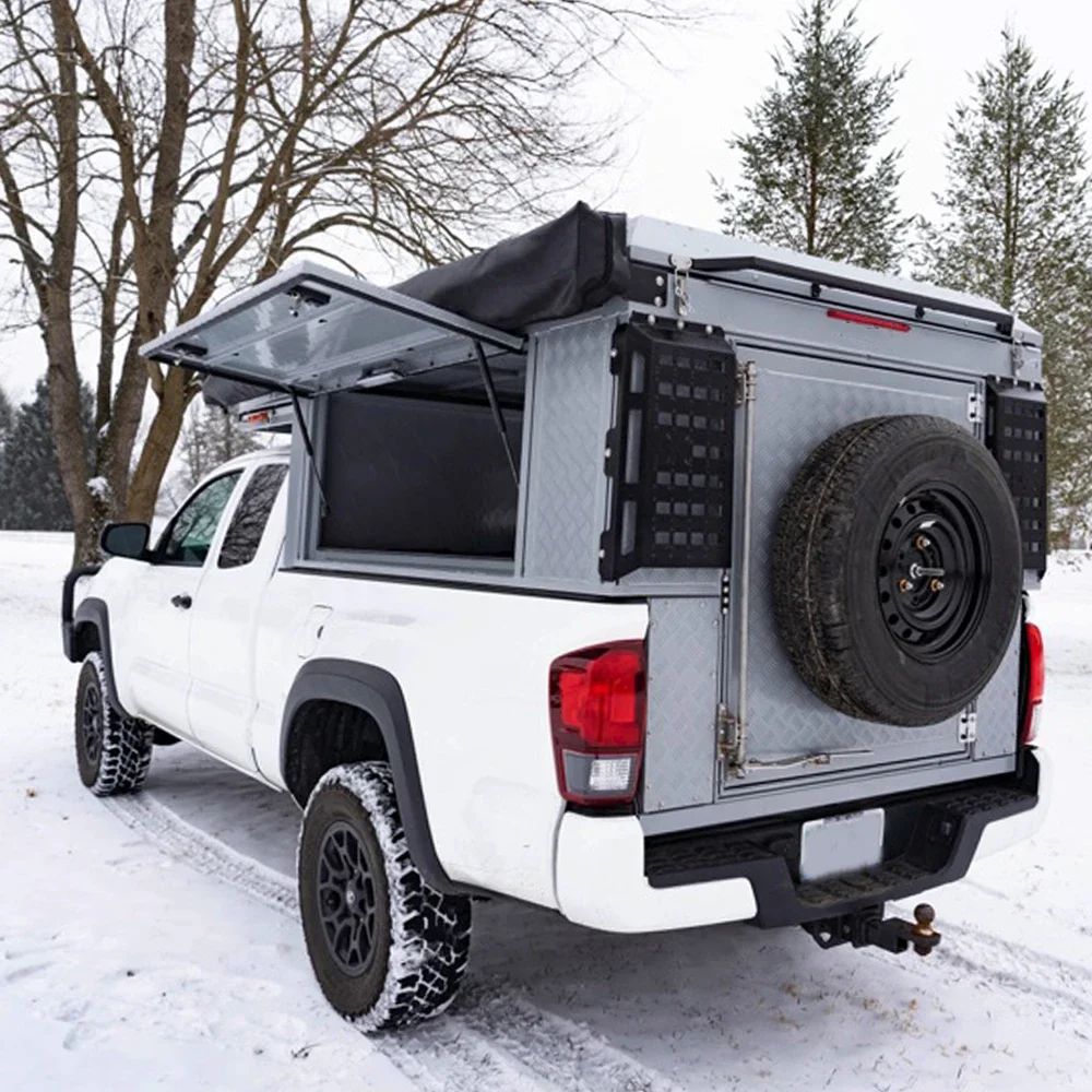 Aluminum Dual Cab Canopy Slide In Camper custom