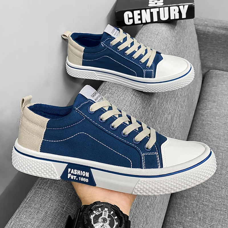 

Classic Men's Canvas Shoes Summer Comfortable Breathable Flat Vulcanized Shoes Designer Mens Outdoor Casual Sneakers Zapatillas