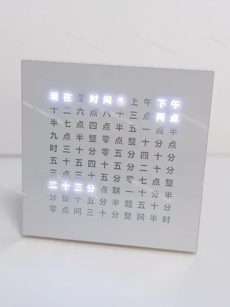 horloge-alphabet-wordclock-horloge-alphabet-anglais-creative-ensemble-de-table-bricolage-electronique