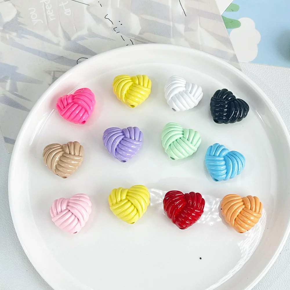 

Cordial Design 100Pcs 20*23MM DIY Beads/Paint Effect/Hand Made/Jewelry Findings & Components/Heart Shape/Acrylic Bead #18833