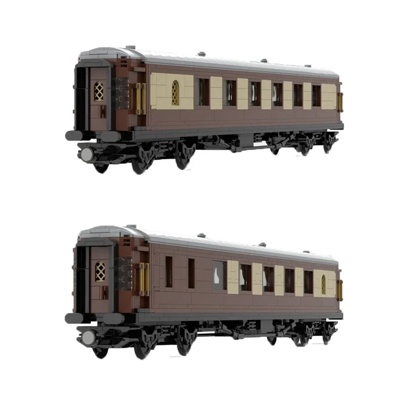 شعبية أنيمي نموذج MOC قوالب بناء السكك الحديدية لمسافات طويلة مدرب وحدات التكنولوجيا هدايا ألعاب أطفال دعوى عطلة تجميع