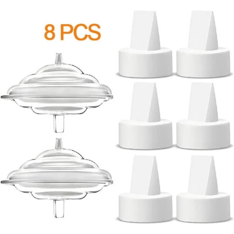 8pcs set Backflow Protector Silicone Diaphragm Duckbill Valve Compatible with Spectra S2 S1 Breast pump accessories