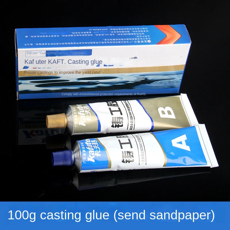 Kafuter a + b resistência à prova dwaterproof água de alta temperatura super cola ferro metálico de aço inoxidável vazamento de alumínio entupimento furos de preenchimento