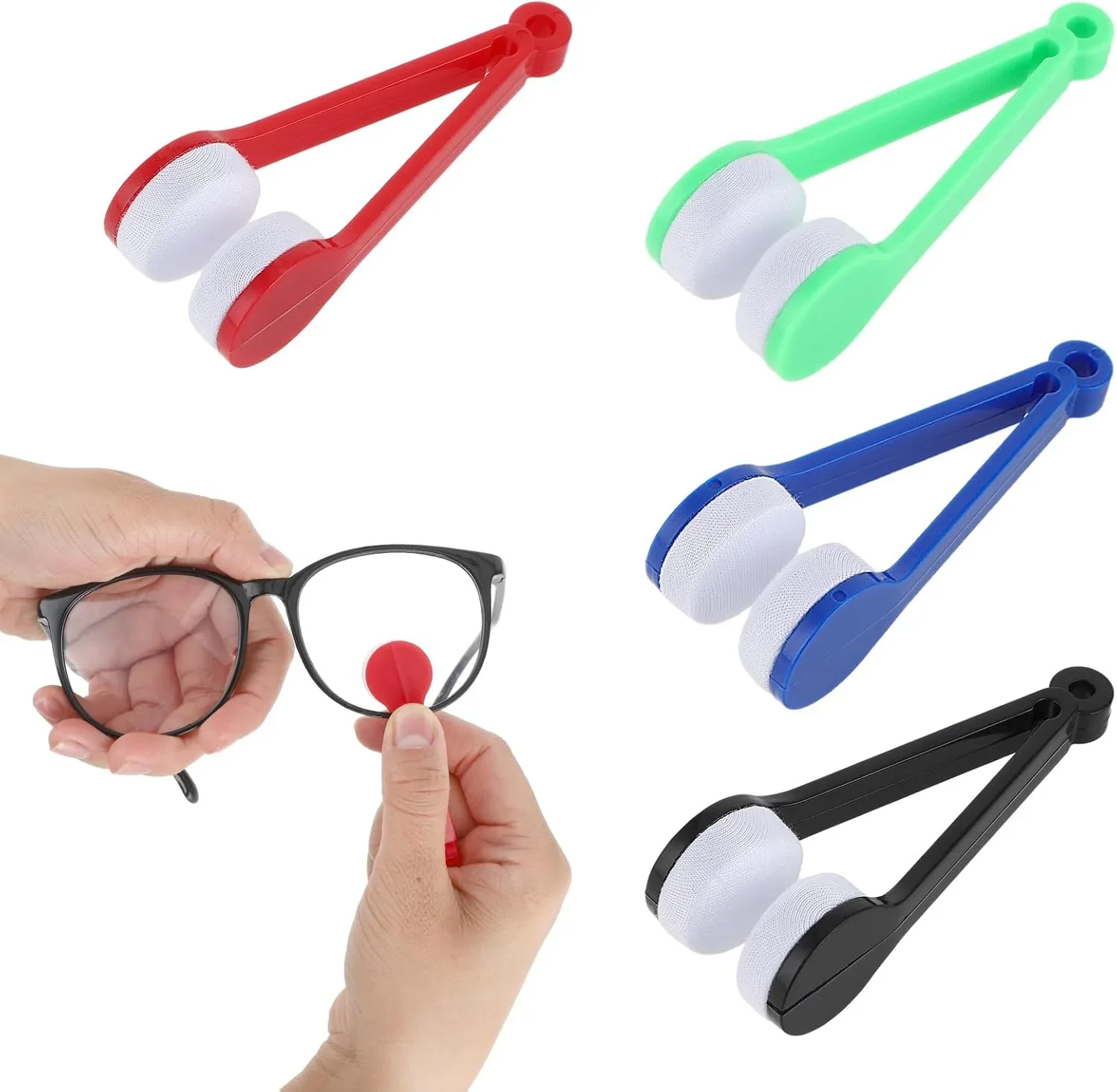 

Sun Glasses Eyeglass Microfiber Spectacles Cleaner Soft Brush Cleaning Tool Microfiber Glasses Eyeglasses Cleaner Cleaning Clip