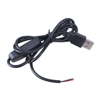 USB Charging Cable with Switcher DC5V USB to 2Pin Power Cord