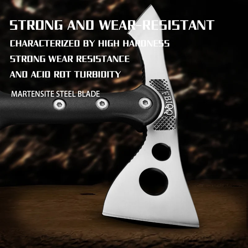 Imagem -05 - Portátil Multi Funcional Aço Battle Axe Huangfu4cr13 Survival Axe para Acampamento ao ar Livre Caça e Atividades de Emergência