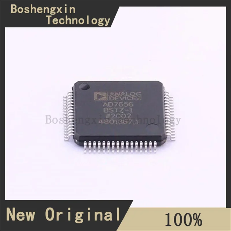 1Pcs AD7656BSTZ-1-RL 250 KSPS, 6-Channel, Simultaneous Sampling Bipolar 16-Bit ADC LQFP-64(10x10) AD7656BSTZ-1-RL