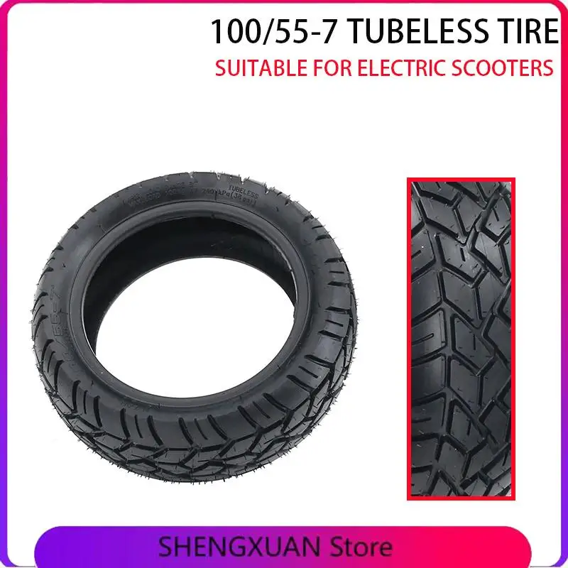 

Wolf King GTR 100-55-7 шины с вакуумным управлением и стабильностью для Wolf King GTR 12-дюймовый скутер с плоскими шинами CTS Run-flat