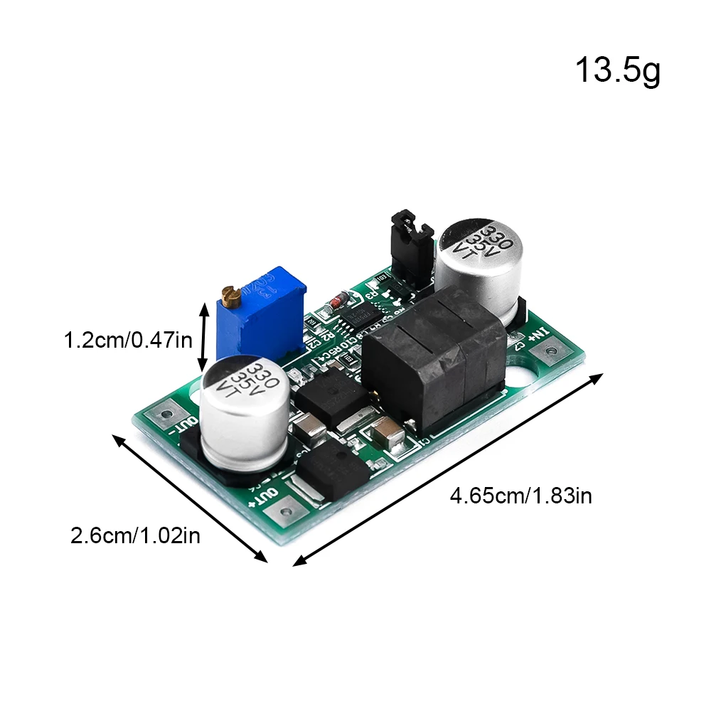 DC-DC Step-Up-Down-Modul Boost-Buck-Spannungswandler Stromversorgungsmodul DC 5 -25V auf 0,5 -3,3V 5V 12V 18V 24V 25V 3A 30W – Detail 11