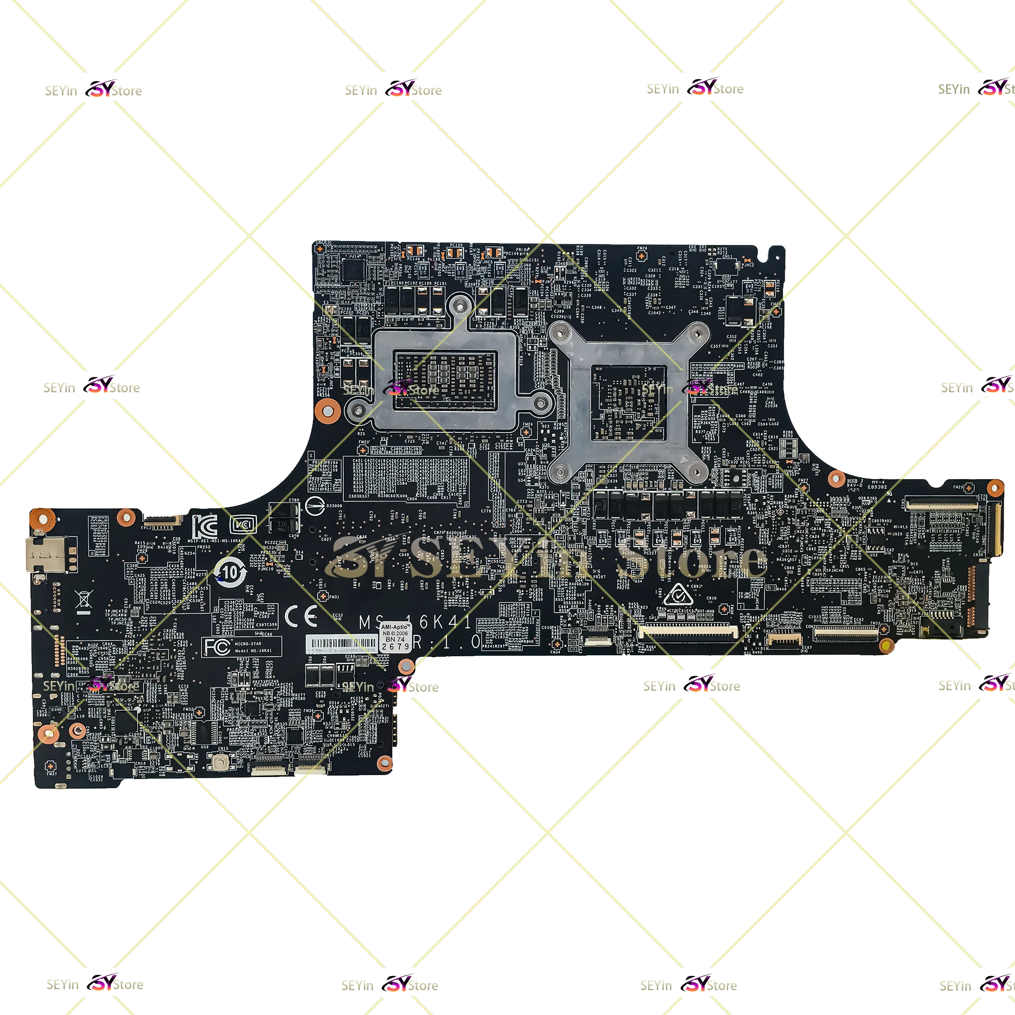 MS-16K41 Laptop Motherboard For MSI MS-16K4 GS63VR GS63 STEALTH PRO W/I7-7700HQ GTX1050TI Mainboard 100% Testd Fast Shipping