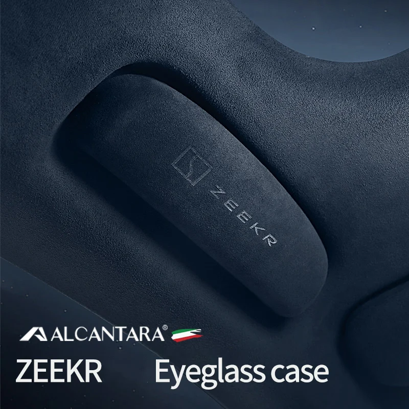 car eyewear case box sunglasses holder alcantara suede suitable For zeekr 009 001 zeekr X Glasses storage box car Accessories