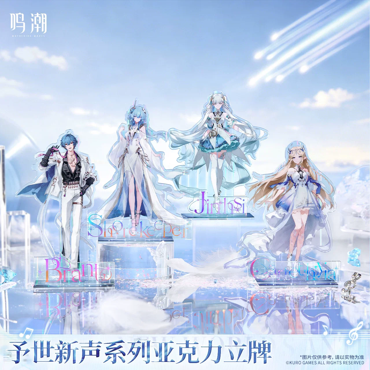 Official Wuthering Waves Cosplay Game-Related Cartoon CharactersAcrylic Display Stands and Ornaments 190MM Halloween Gifts