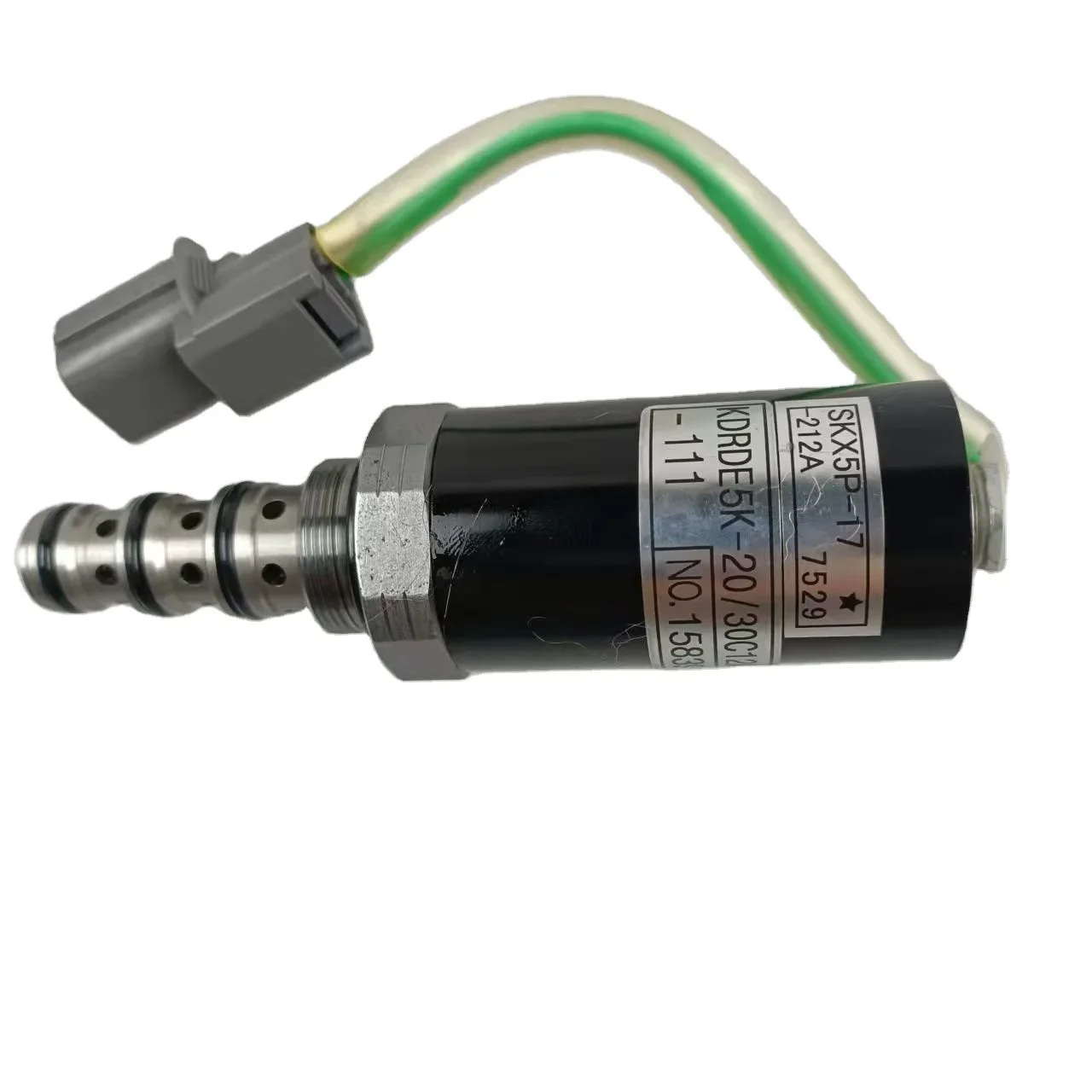 New SK200-6 excavator parts solenoid value magnetic electro-magetic radiotube YN35V00004F1 KDRDE5K-20 30C12A-111 for sale