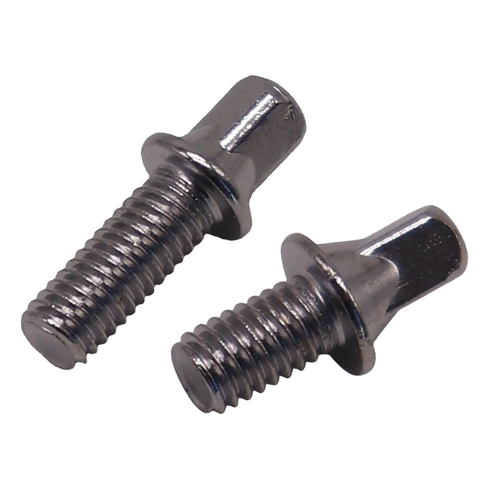 10x Drum Tension Rods, Metal Drum Screws, Smooth Deep Thread Percussion Hardware Short Screws for Snare Drum Spare Part