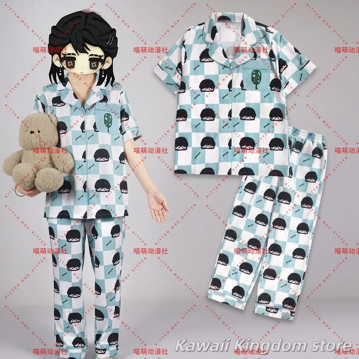 Game Identity V Qi Shiyi Anime Cosplay Kostuum Zomer Pyjama T-shirt Shorts Thuis Jurk Mannen Vrouw