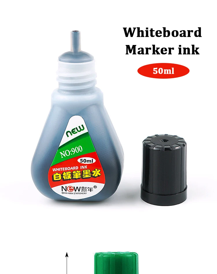 50 ml Whiteboard-Marker-Tinte, 4 Farben: Rot, Blau, Schwarz, Grün, Whiteboard-Marker-Nachfülltinte, für löschbare Whiteboard-Marker-Stifte – Detail 9