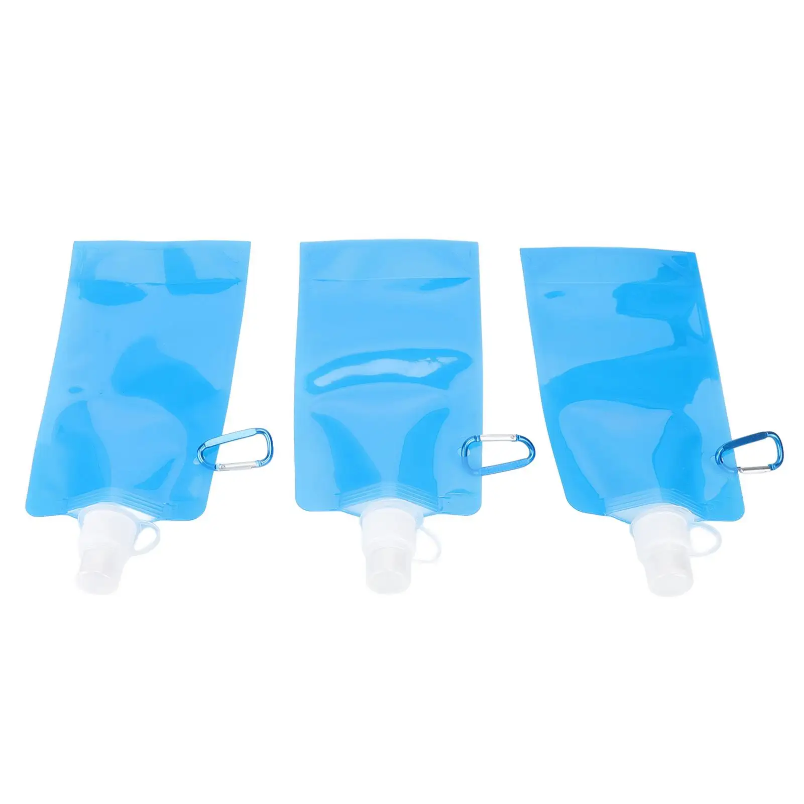 700ml Foldable Leakproof Water Bottle - Eco-Friendly PE Soft Flask for camping , Easy Storage and Reusable