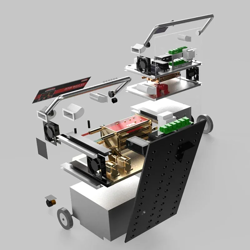 Elettrodomestici Pulitore a vapore Pulitore ad alta pressione ad alta temperatura Officina industriale mobile Rimozione dell'olio Lavaggio auto a vapore