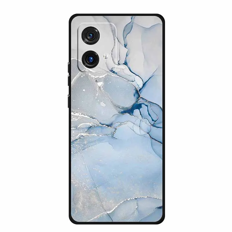 For Motorola Moto G84 G54 5G Case Marble TPU Soft Silicone Cover Phone Cases for Moto G54 MotoG84 Mica Painted Colorful Shell