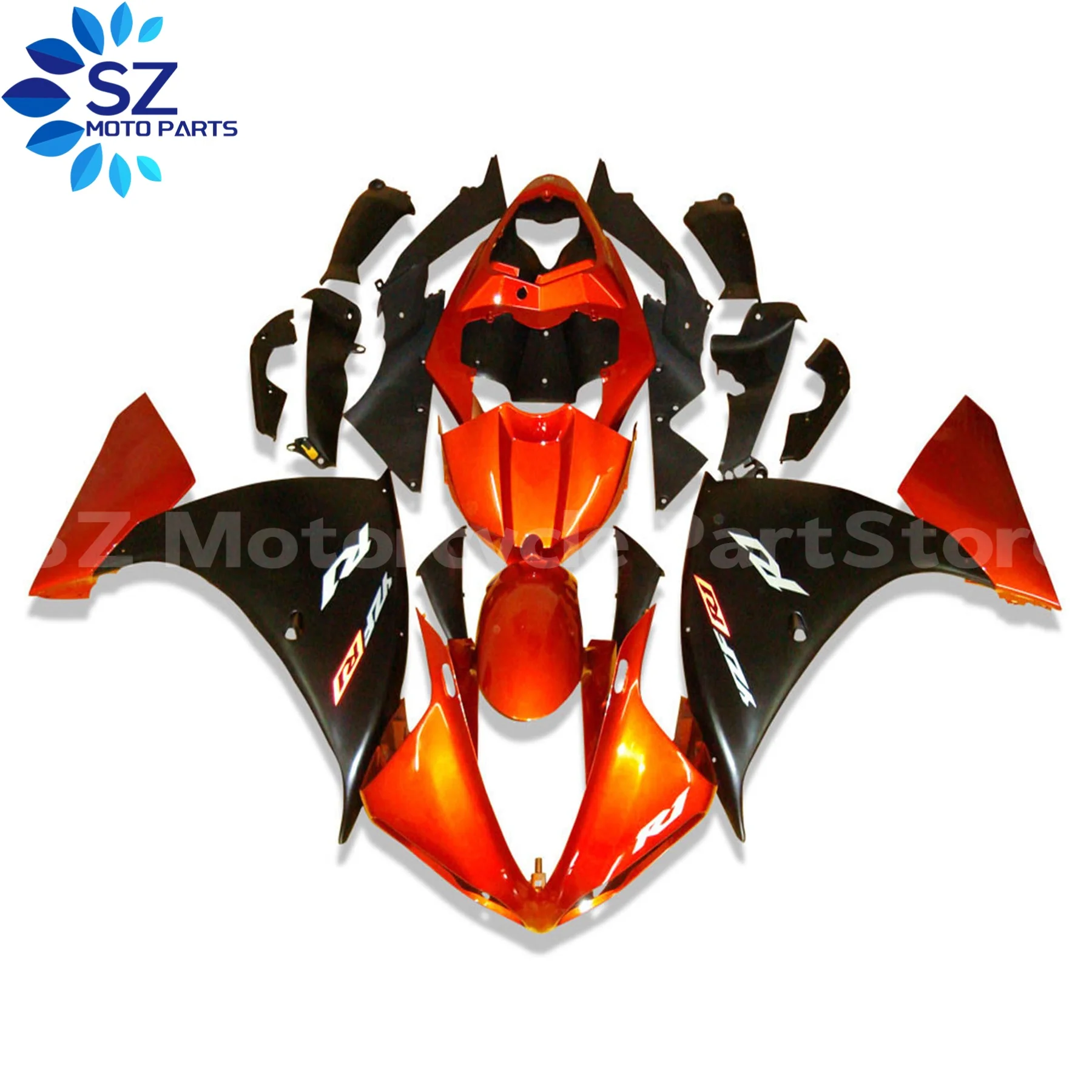 

The new ABS fairing fits the motorcycle Yamaha R1 2009 2010 2011 2012 2013 2014 R1 09 10 11 12 13 14 Fairing body kit