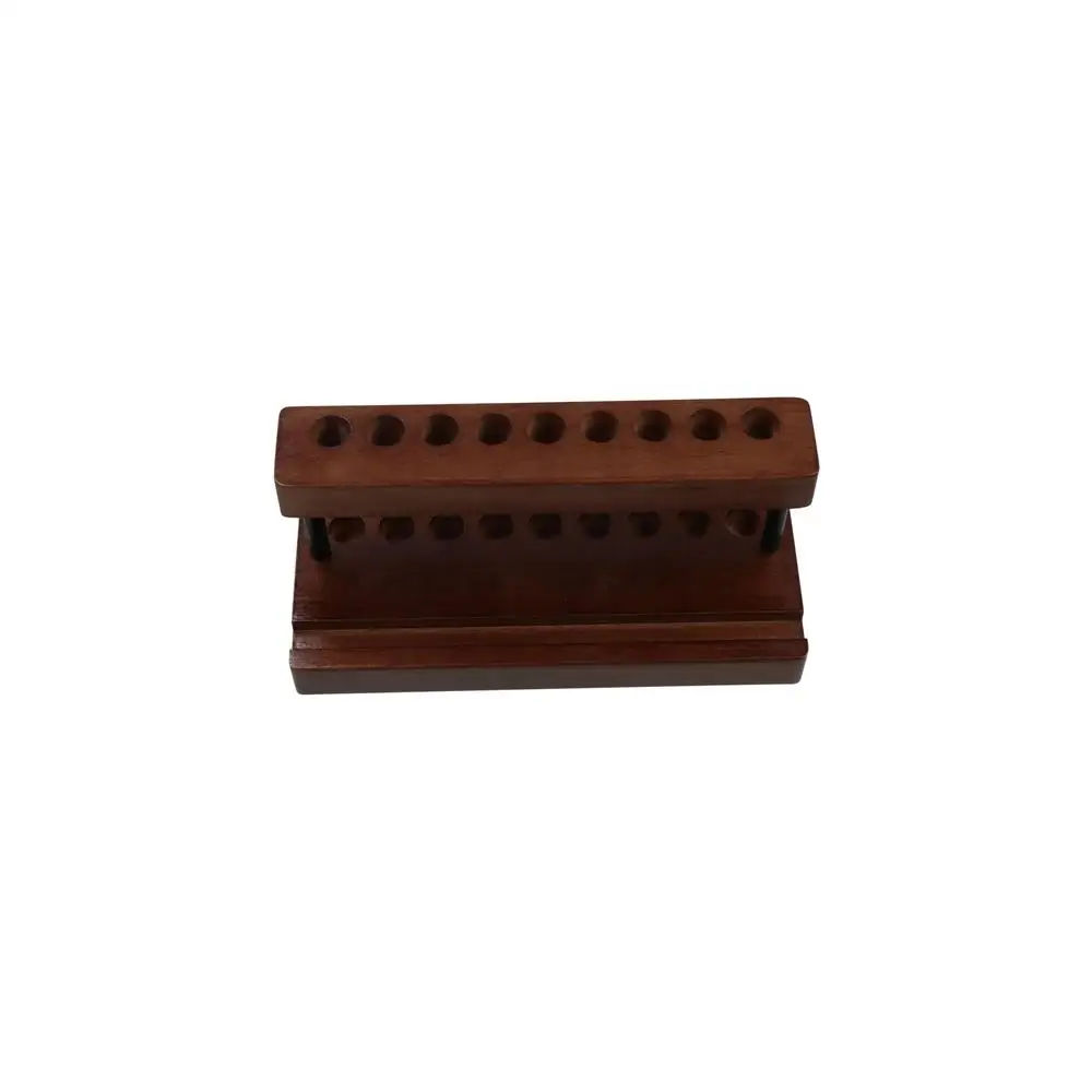 

9/15 Slots Walnut Pens Holder Multifunction Phone Stand Makeup Brush Holder Creative Saving Space Brush Display Case