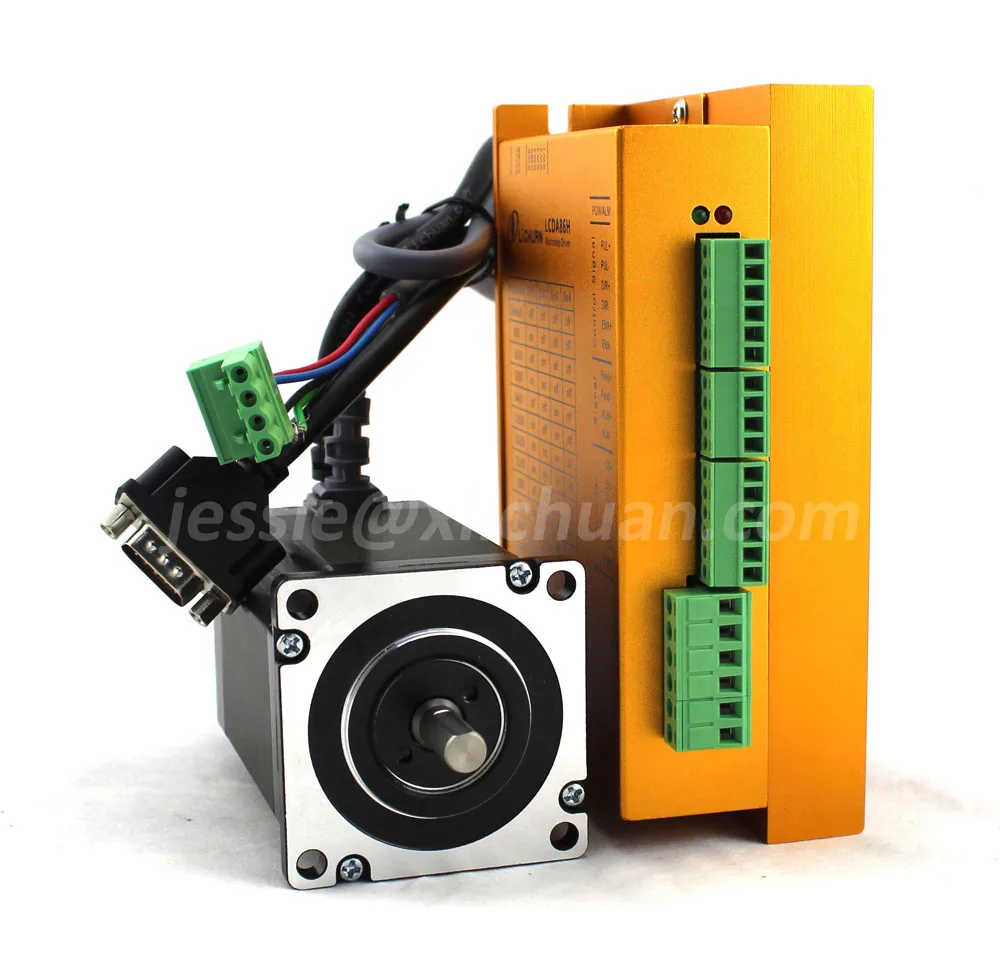 Lichuan Nema24 4.5Nm Closed Loop Stepper Motor LC60H2102 +driver LCDA86H DC48V 47/50mm Hole Distance