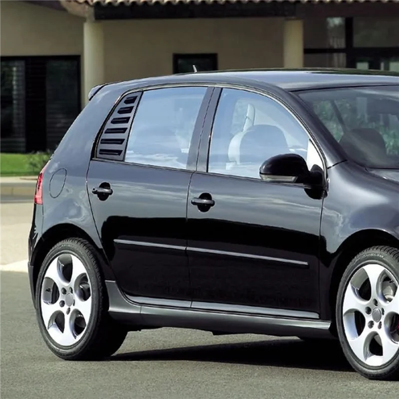 

Car Rear Window Louver Shutter Trim Cover For VW Golf MK5 2003-2008 Air Vent Scoop Shade Decorate Carbon Fiber Parts