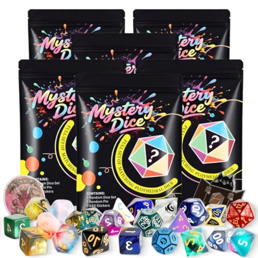 

Dice Set DND Dice Set of 7 Polyhedral Dice - in 0 Chance to Get Legendary Dice Dice Goblin Suitable for Role Playing DND Gift P