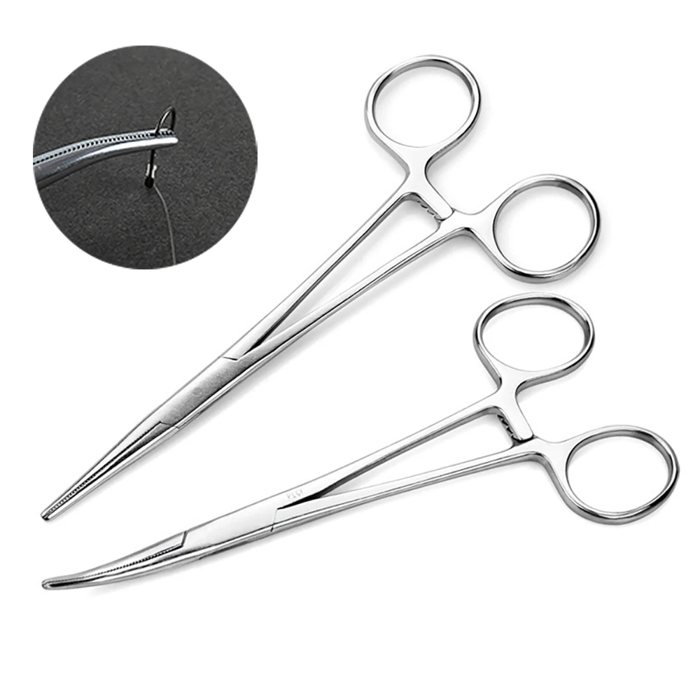 

Регулируемые рыболовные крючки из нержавеющей стали, изогнутые/прямые противоскользящие плоскогубцы с фиксатором челюсти для морской/пресноводной рыбалки