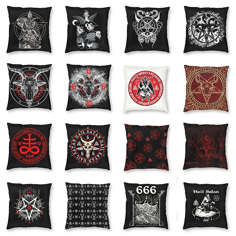 Western Satanic Demon Dark Series Home Decoration Pillowcase Cushion Sofa Bedroom Living Room Room Pillowcase