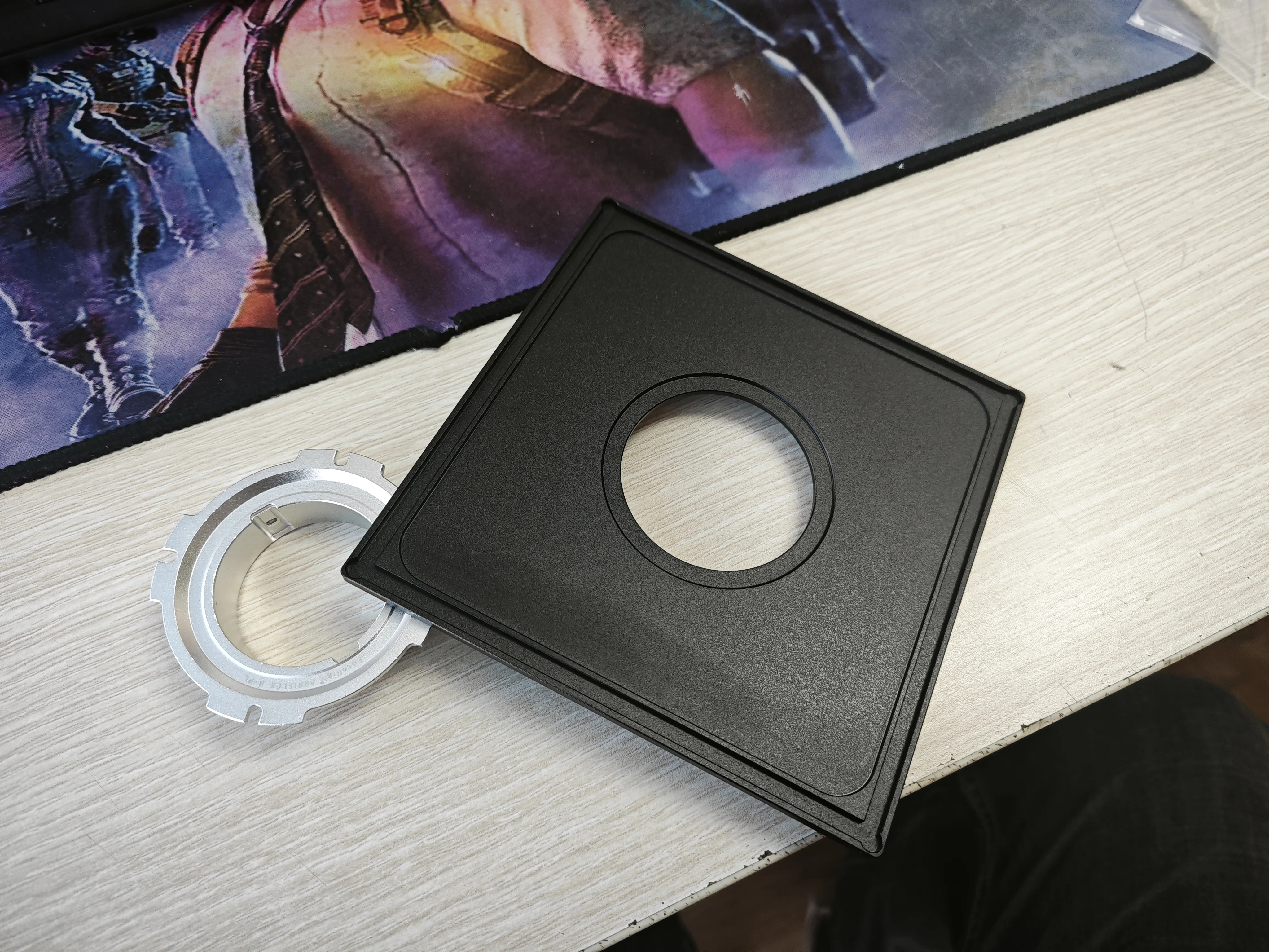 ProScope Metal Lens Board Side Length 140mm Compur Prontor Custom Hole 66mm/81mm for Sinar Horseman