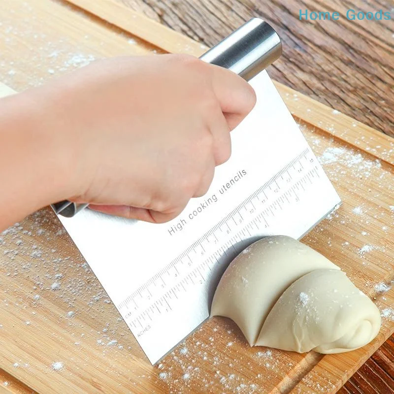 Kitchen Baking Scale - BPA-freier Edelstahl-Teigschaber und Pizzaschneider mit Messskala