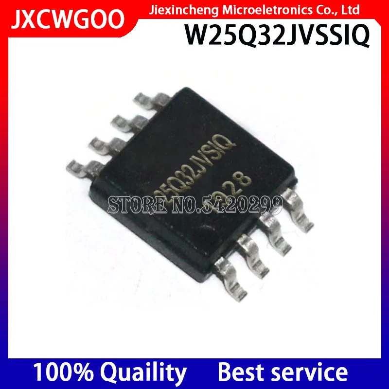 10PCS W25Q32JVSSIQ 25Q32JVSSIQ SOP8 32MBIT 104MHZ FLASH New original