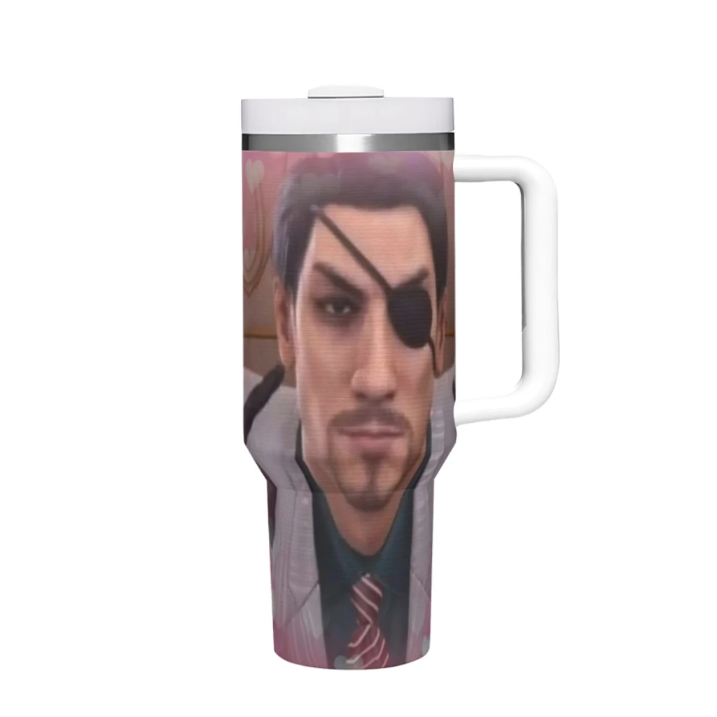 

Car Travel Mugs MajiLove - Goro Majima Yakuza Stainless Steel 304 Tumbler Water Bottle 40oz/1200ml