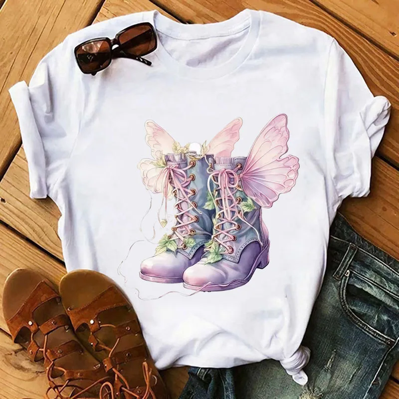 15 styles Fun boot flower arrangement DTF Sticker Heat Transfer lady Clothes Ironing on DIY Fashion T-Shirt Washable Vinyl Patch