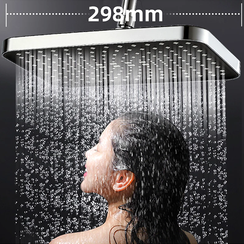 High Pressure Rainfall Shower Head,Rainshower Magic Water Flow Shower Head,Water Saving Bathroom Accessories