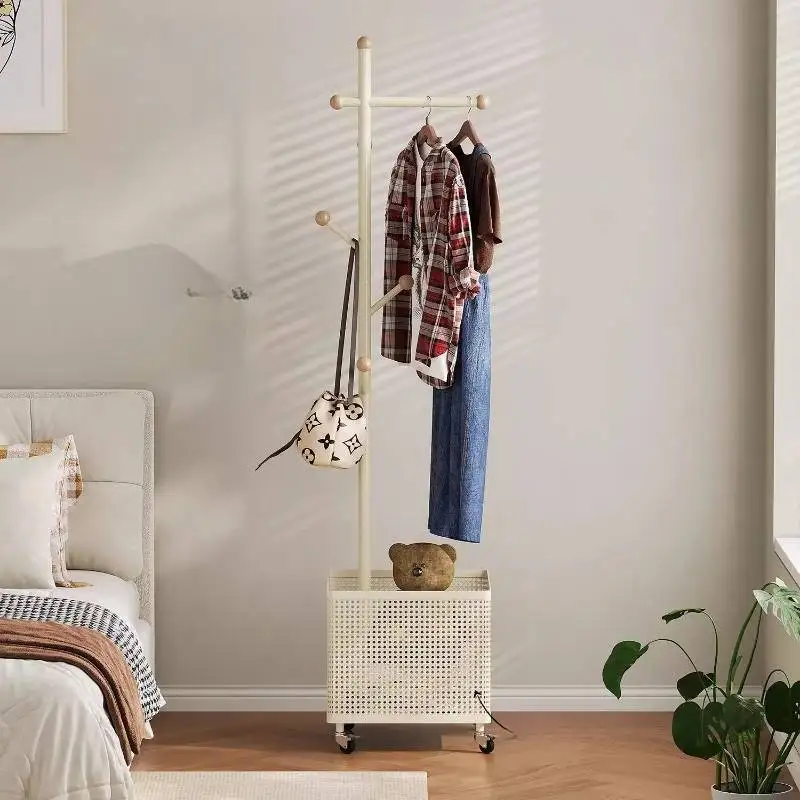 

Vertical Storage Clothes Racks Drying Display Design Bedroom Clothing Rack Nordic Hotel Modern Perchero De Ropa Room Furniture