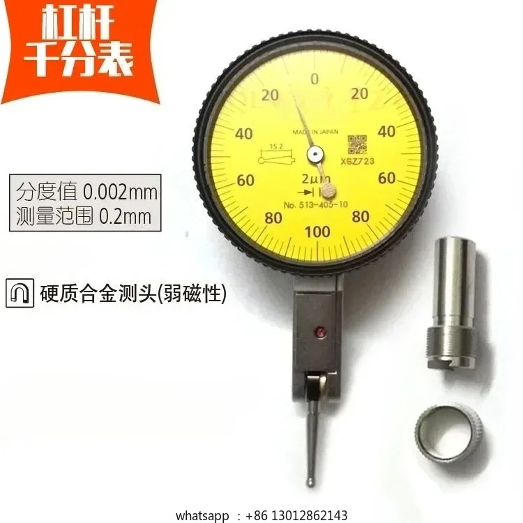 513-401-10E Mitutoyo Sanfeng 475 Palanca Esfera Calibre 405 471 Calibración Reloj 425E445, Japón