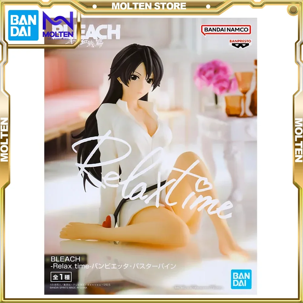 

BANPRESTO Original Bleach Relax Time Bambietta Basterbine Anime Figure PVC Complete Model