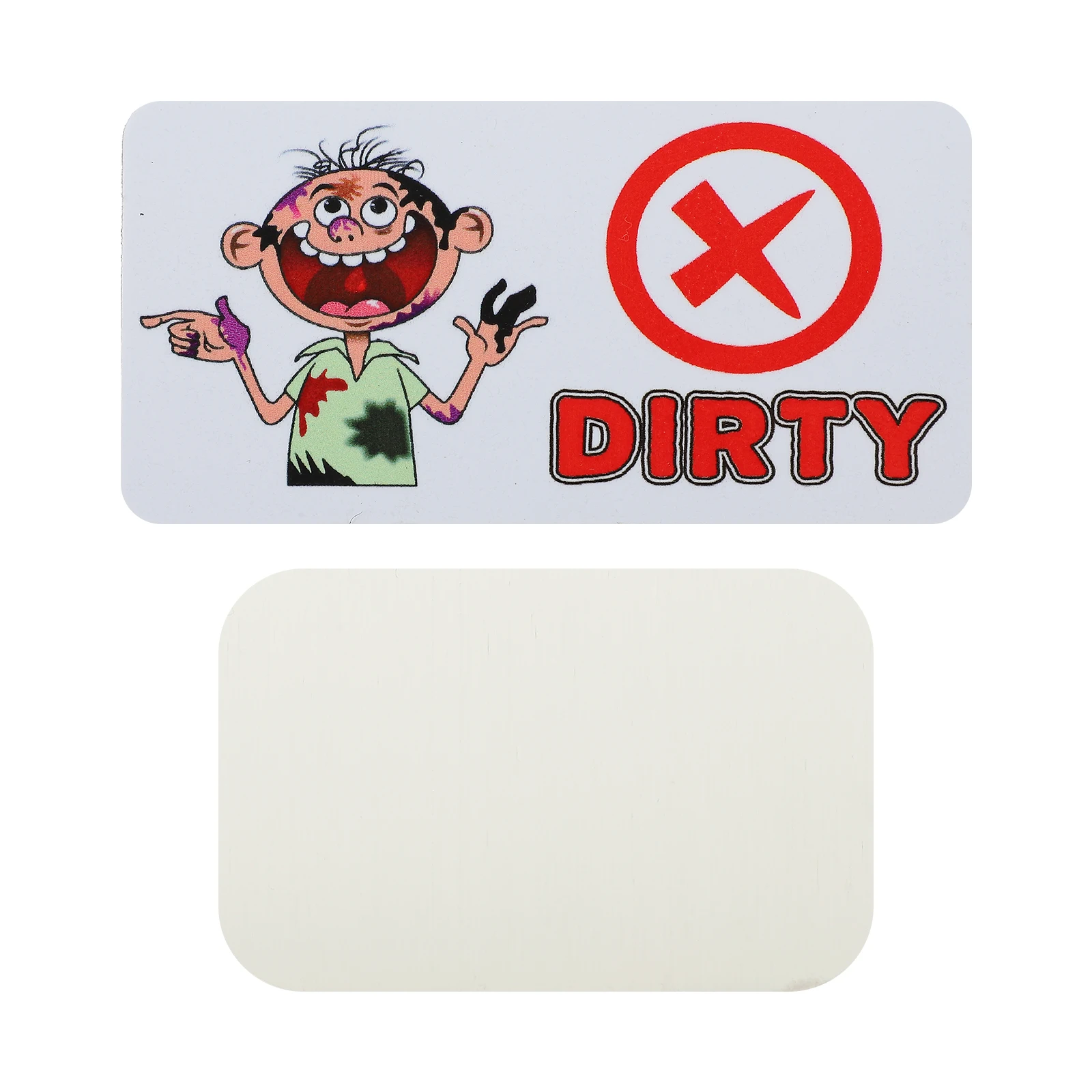 

Magnetic Sticker PVC Rubber Cartoon Clean Dirty Dishwasher Indicator Kitchen Accessories Fridge Magnet Home Decor Gift